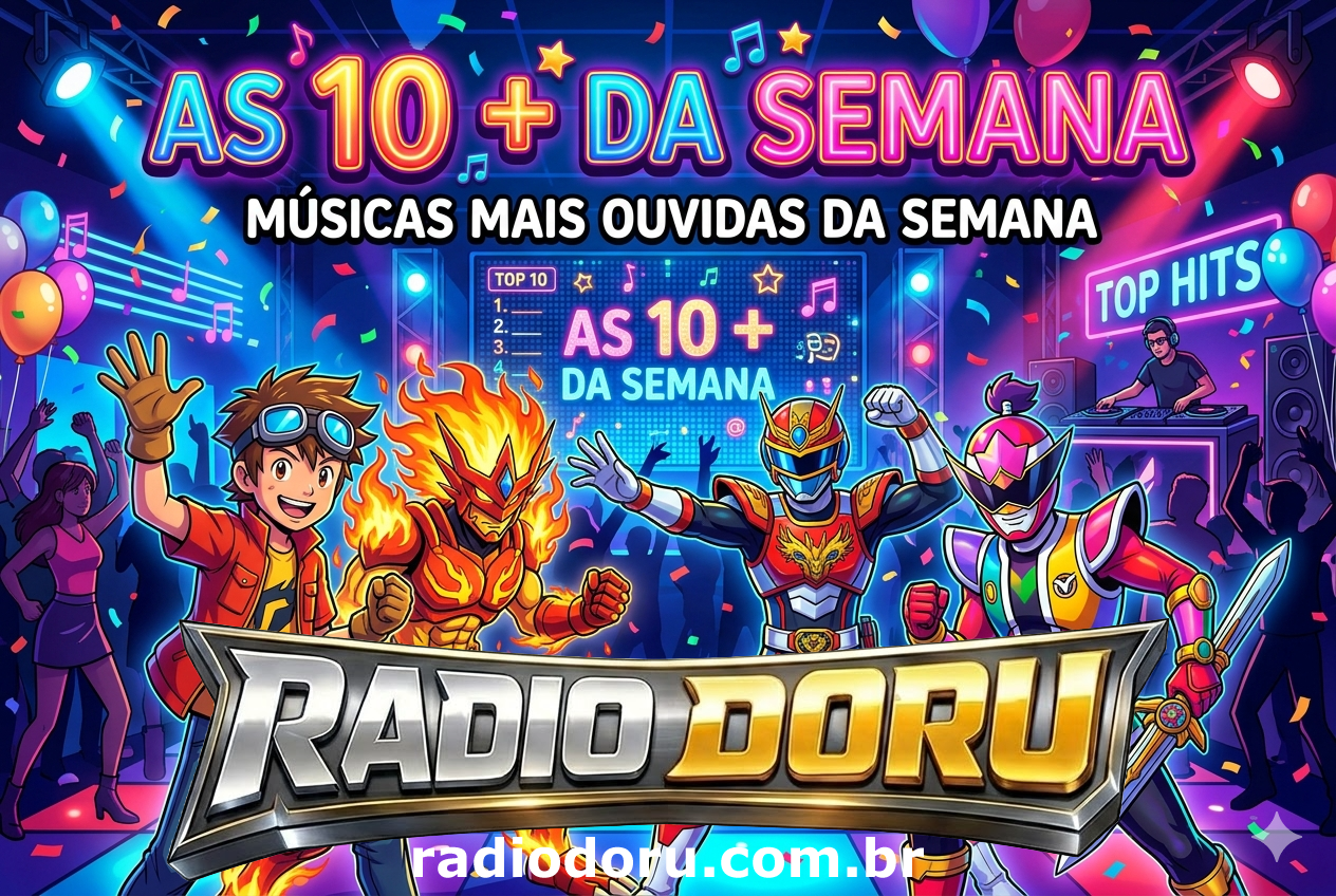 Conheça as 10+ da primeira Semana de Abril/2026 na Rádio Doru!